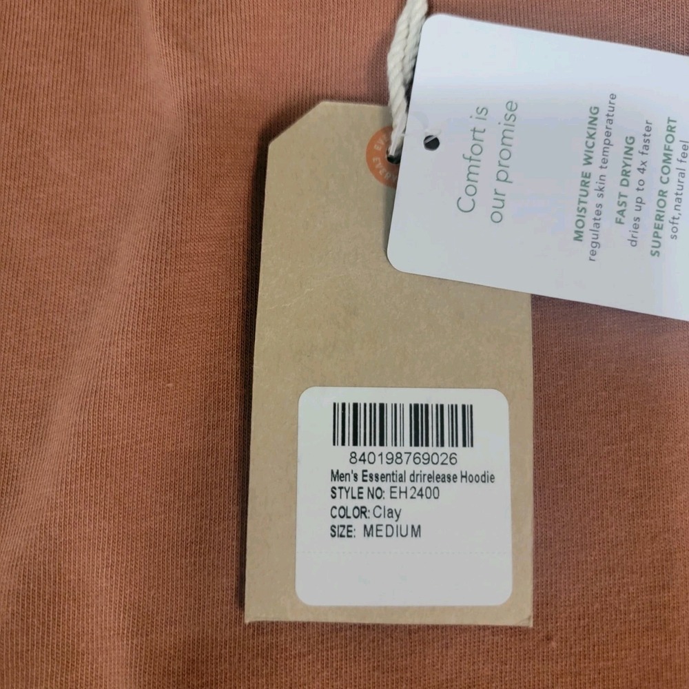 New Duck Camp Essential Drirelease Hoodie Mens Medium Clay Red Hunting - Picture 6 of 6